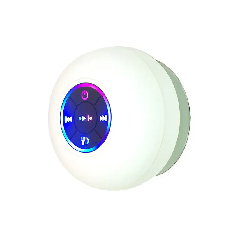 Waterproof Speaker, Portable, Bluetooth, RGB Light, Subwoofer, Rechargeable Wireless Colorful Speaker