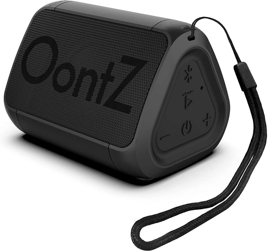 Oontz Angle Solo Bluetooth Portable Speaker, Compact Size, Surprisingly Loud Volume & Bass, 100 Foot Wireless Range, IPX5, Perfect Travel Speaker, Bluetooth Speakers (Black)