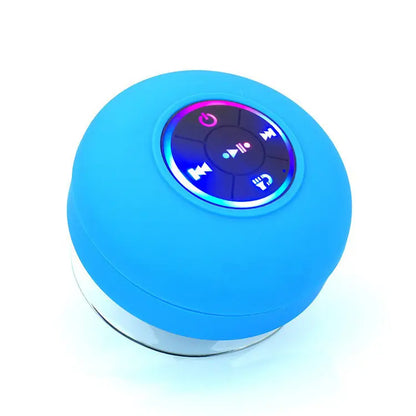 Waterproof Speaker, Portable, Bluetooth, RGB Light, Subwoofer, Rechargeable Wireless Colorful Speaker