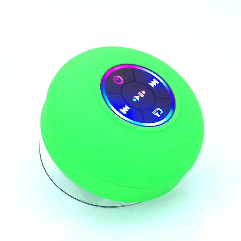 Waterproof Speaker, Portable, Bluetooth, RGB Light, Subwoofer, Rechargeable Wireless Colorful Speaker