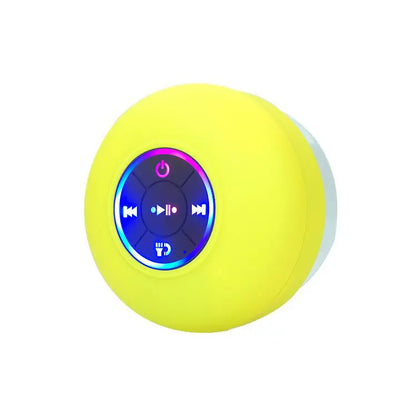 Waterproof Speaker, Portable, Bluetooth, RGB Light, Subwoofer, Rechargeable Wireless Colorful Speaker