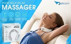 Intelligent Deep Tissue Neck Massager with soothing Heat function by Alicorn