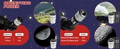 70mm Aperture Refractor Telescope for Beginners –